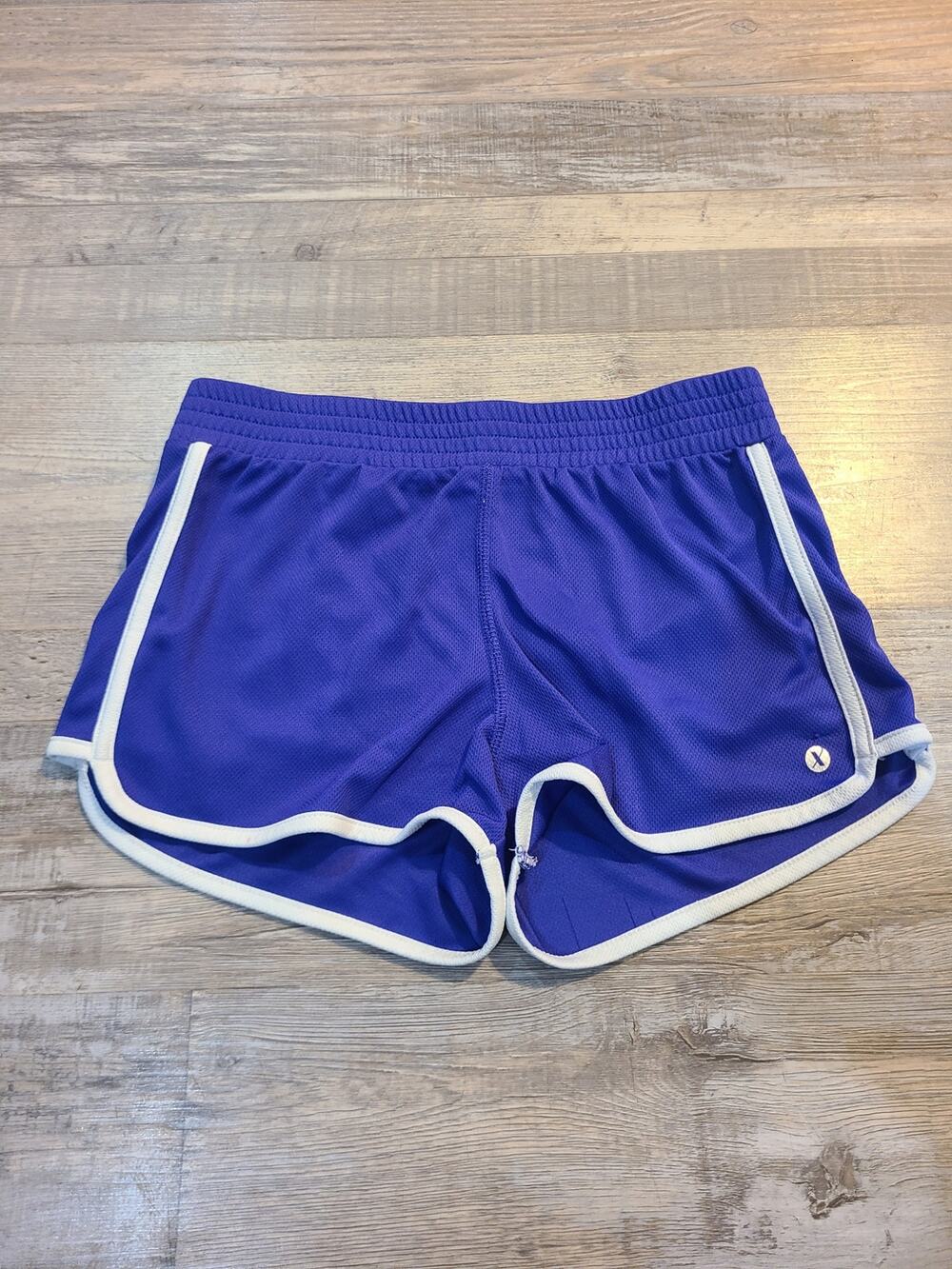 Xersion large (14) girls purple athletic shorts